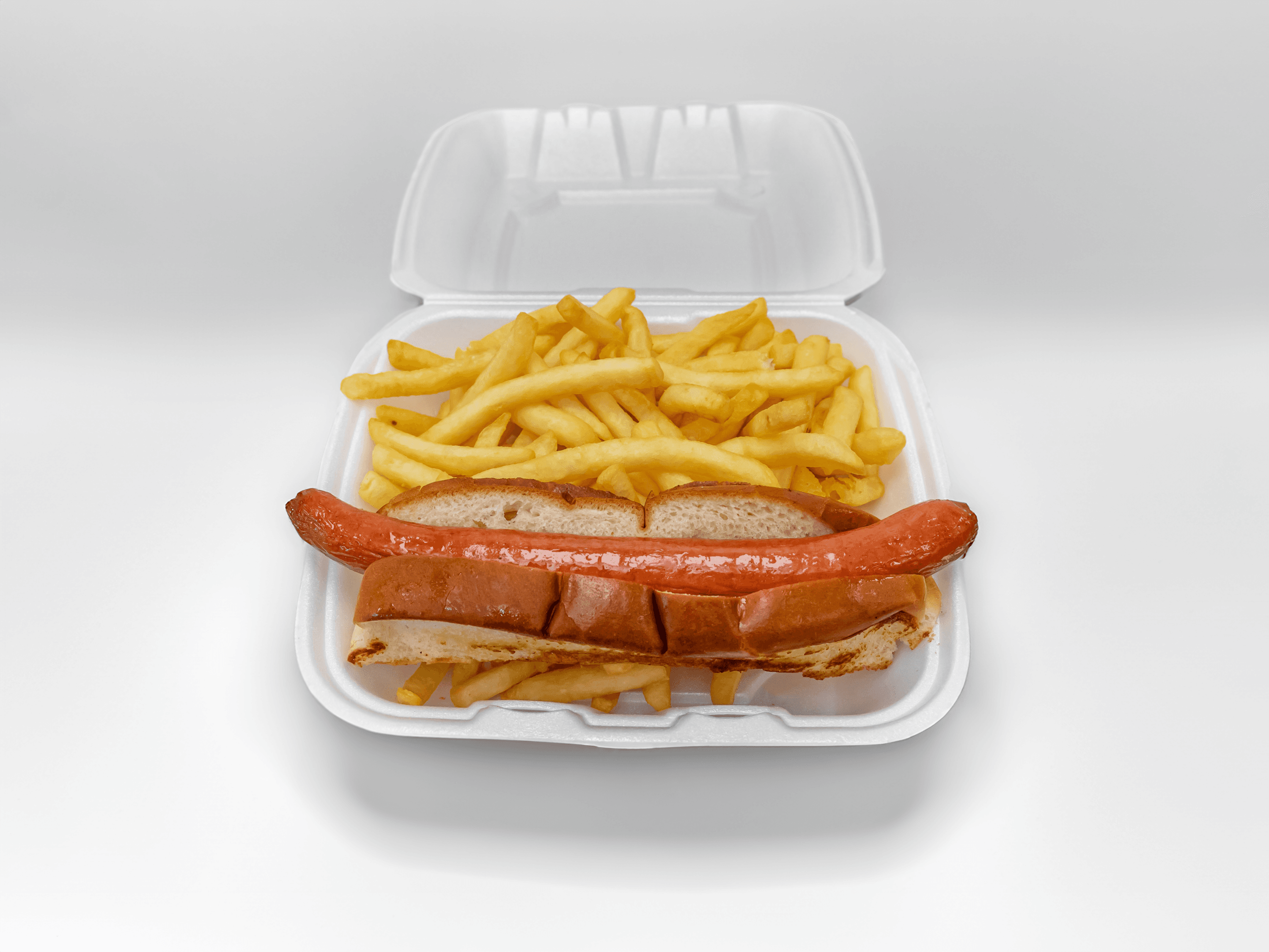 Hot Dog with French Fries